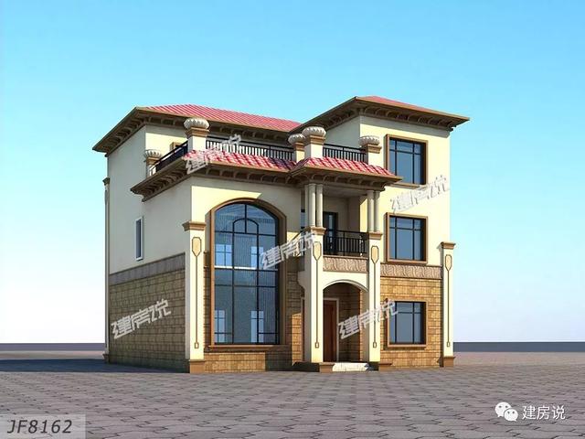 給大家推薦3款農村最流行的別墅設計圖，造價和布局一流