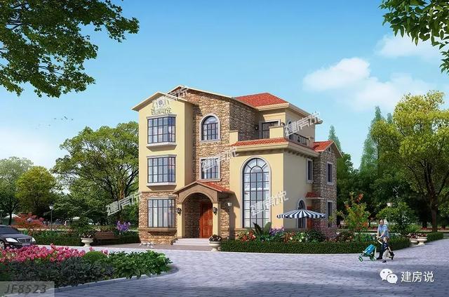 給大家推薦3款農村最流行的別墅設計圖，造價和布局一流