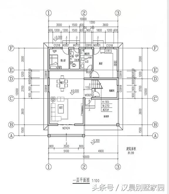 3款現代農村別墅設計圖，戶型別致，建好肯定人人羨慕