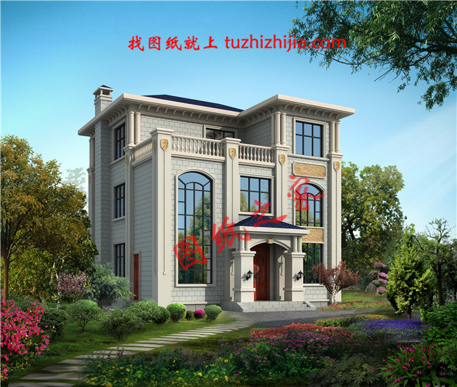 造價30萬左右的三層樓房設計圖,占地120平米左右