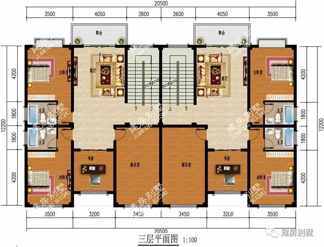 精選3款農(nóng)村豪華雙拼別墅設(shè)計圖，建一棟好房一輩子享福