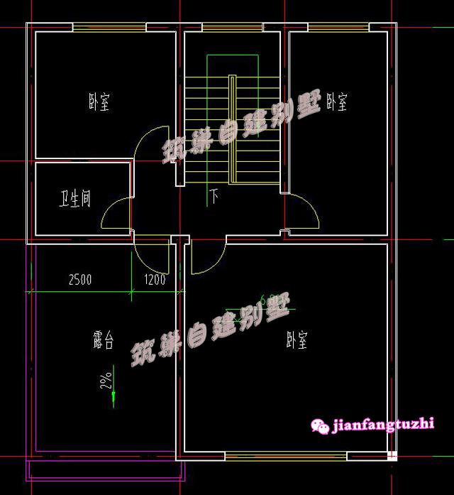 新農(nóng)村三層自建房全套設(shè)計(jì)圖，占地100平米