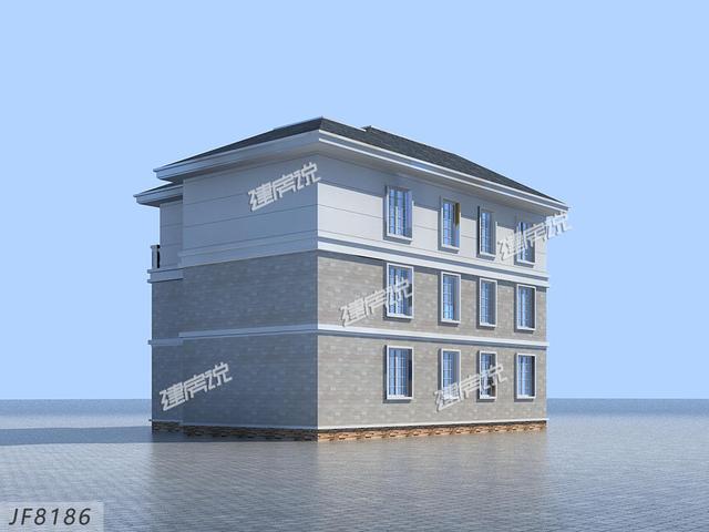 三層農(nóng)村自建房設(shè)計(jì)圖，外型精美，非常適合建在農(nóng)村