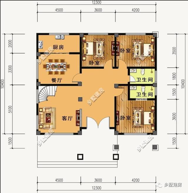 最新設計的幾款設計圖方案，附帶小院子，看有你喜歡的沒