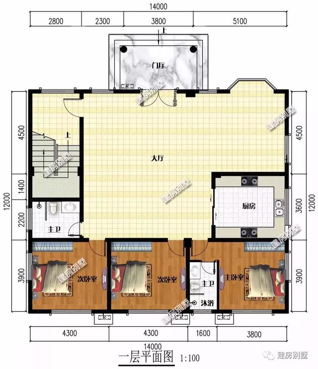 四層農(nóng)村別墅設(shè)計圖，可住多戶，功能強大很實用