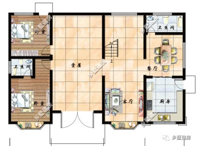 兩款別墅設計圖紙，兩層的精致，三層的大氣