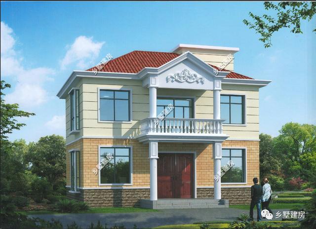 兩款別墅設計圖紙，兩層的精致，三層的大氣