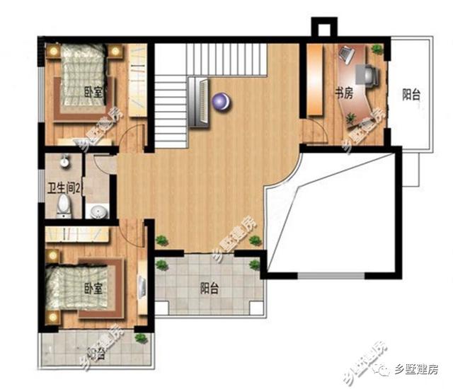 兩款別墅設計圖紙，兩層的精致，三層的大氣