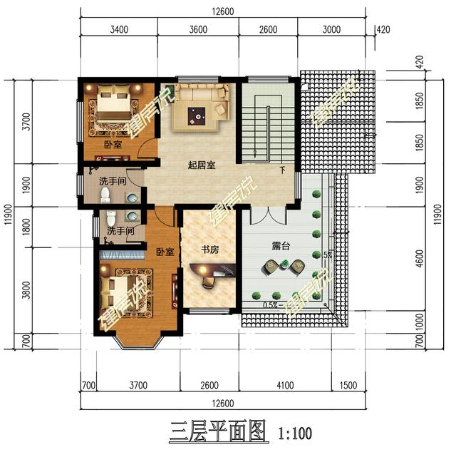 兩款設計別致的農村自建房設計圖，外觀都很美