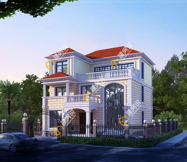 兩款設計別致的農村自建房設計圖，外觀都很美