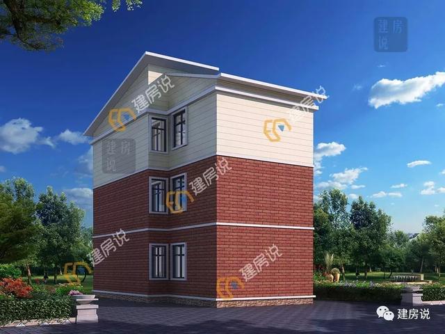 宅基地小不要緊，給大家推薦這款小面積自建房設計圖