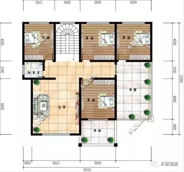 奢華范兒自建房別墅設計圖，外形很高級，滿滿的宮殿式別墅感