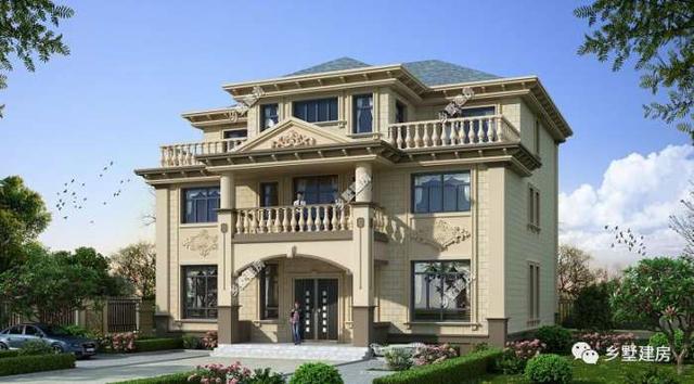 設計師精心設計的一款別墅設計圖，外觀淡雅低調，內部精美別致