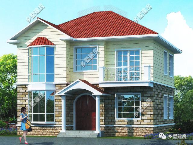 今天介紹這兩款農村自建房設計圖，花少的錢住高級的別墅