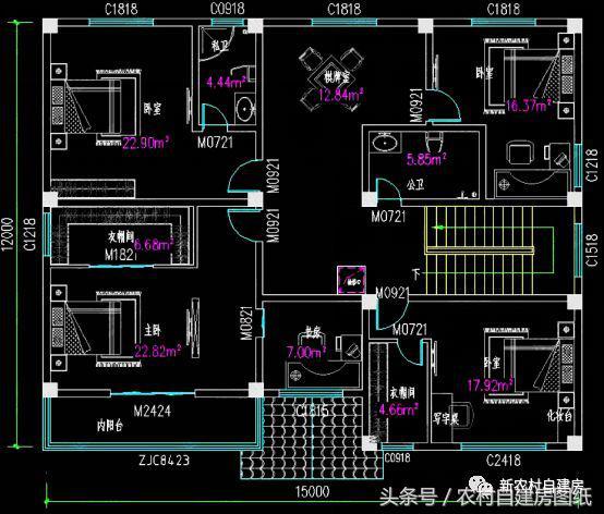 這款別墅設計圖，外觀精美，內部布局實用，結構堅固，臺風來了也不怕