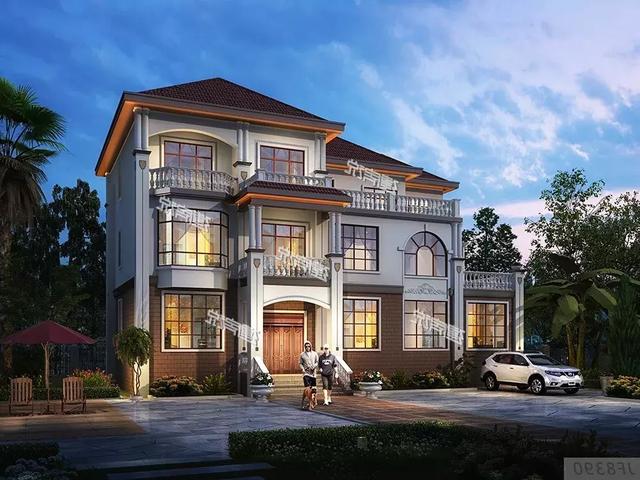 私人定制的三層歐式別墅設(shè)計圖，建棟漂亮別墅來享受生活吧