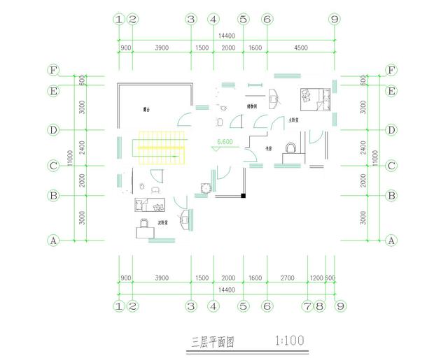 新中式農村三層自建房設計圖紙帶外觀圖，占地110平方米