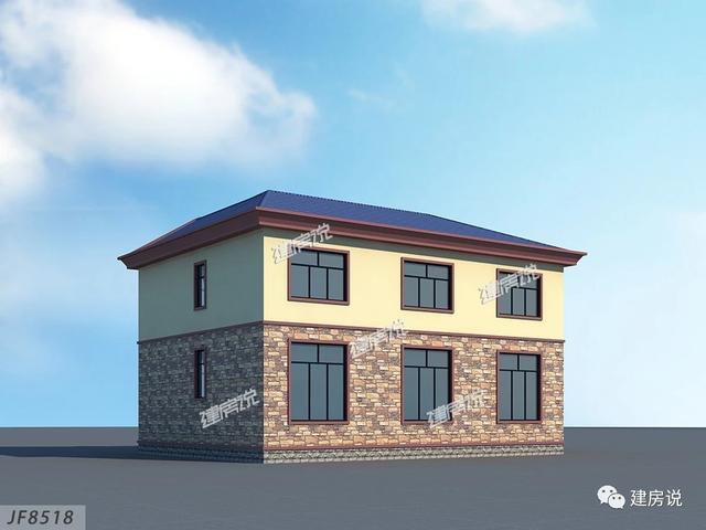 有宅基地一定要蓋一棟別墅，這款二層別墅設計圖推薦給你