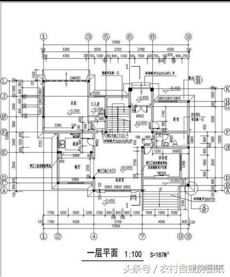 吳先生的歐式風格兩層別墅設計施工圖案例