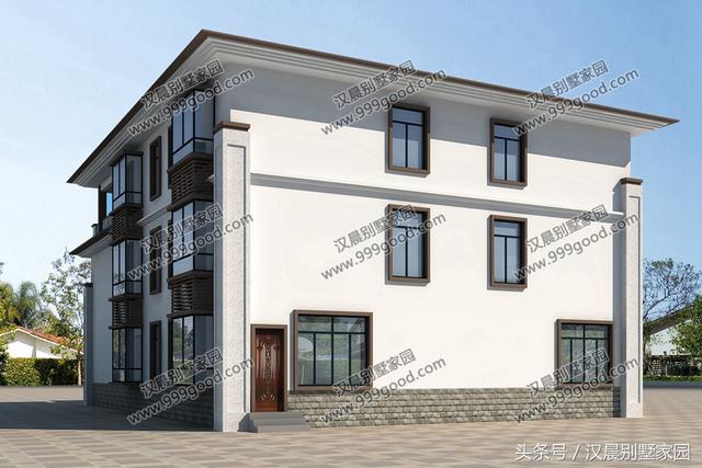 新中式經(jīng)典現(xiàn)代別墅設(shè)計圖，帶游泳池，簡直就是夢想中的房子