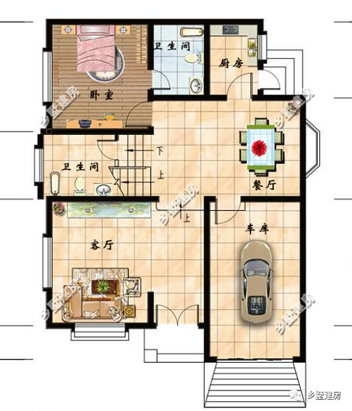 宅基地9x12的農村自建房怎么設計？今日推薦兩款別墅設計戶型供您參考