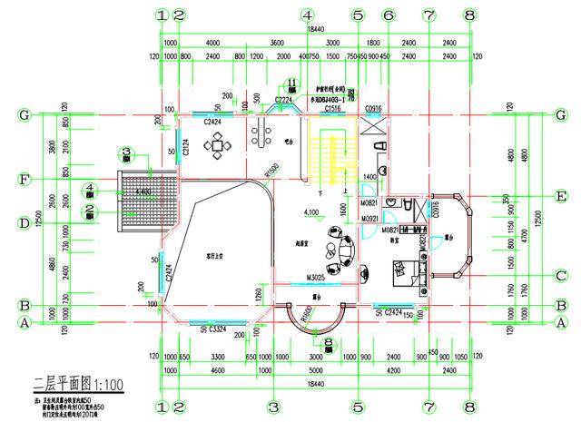 三層獨棟別墅設計圖，外觀造型古樸大方，經濟實用