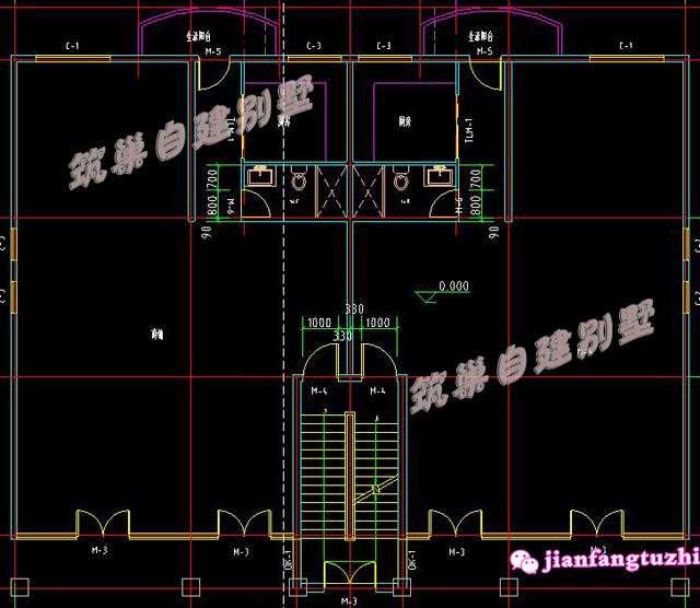 帶庭院農(nóng)村自建別墅設(shè)計圖，不管院子設(shè)在前邊后邊，都有好處