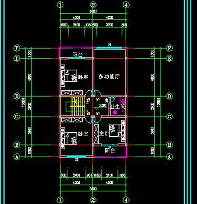 帶庭院農(nóng)村自建別墅設(shè)計圖，不管院子設(shè)在前邊后邊，都有好處
