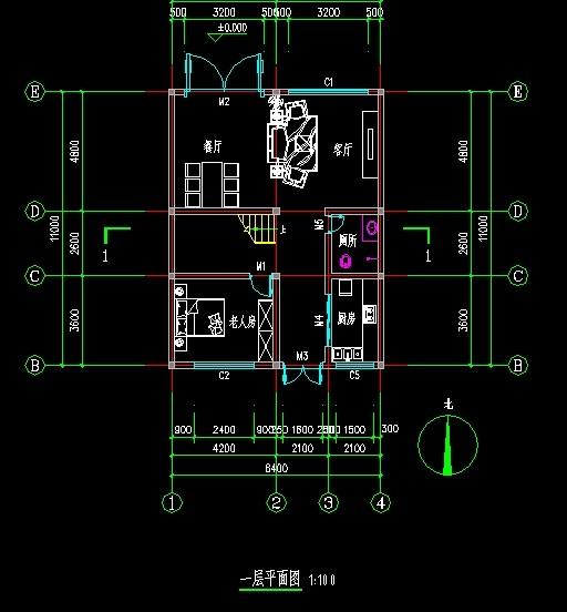 帶庭院農(nóng)村自建別墅設(shè)計圖，不管院子設(shè)在前邊后邊，都有好處