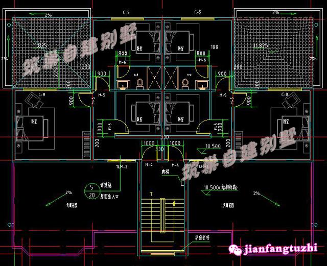 帶庭院農(nóng)村自建別墅設(shè)計圖，不管院子設(shè)在前邊后邊，都有好處