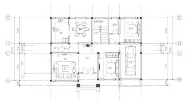 三層小別墅設計圖方案，施工便利，建成之后，必定會成為村里的一大亮點