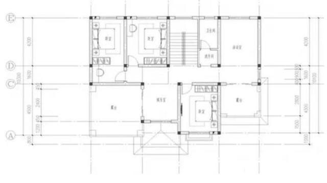 三層小別墅設計圖方案，施工便利，建成之后，必定會成為村里的一大亮點