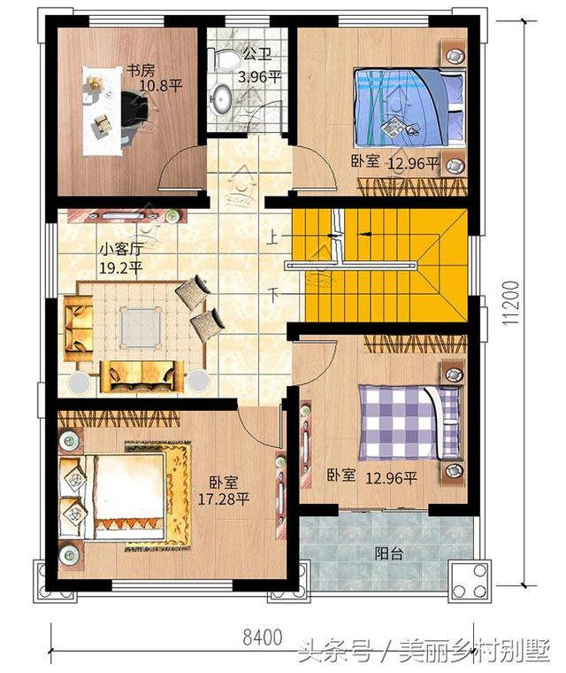 小宅基地的福音來啦，占地不到100平三層別墅設計圖，不來一套么
