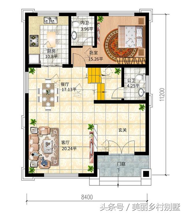 小宅基地的福音來啦，占地不到100平三層別墅設計圖，不來一套么