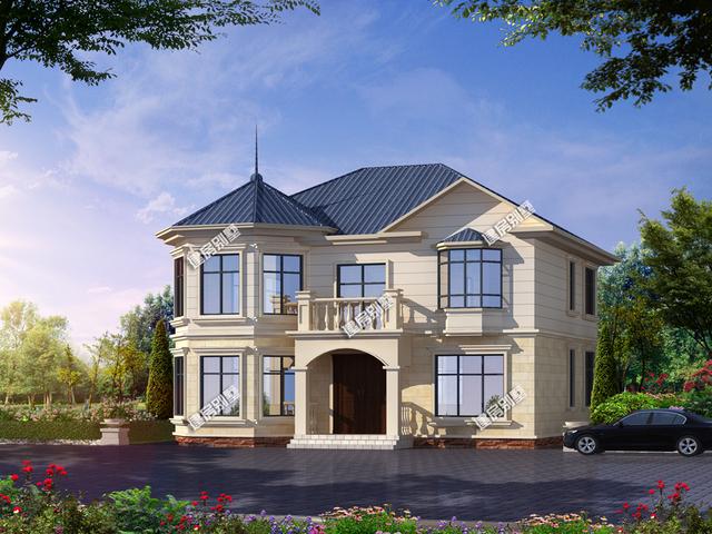 3款二層農(nóng)村別墅設(shè)計(jì)圖，開間13米，款款都精致