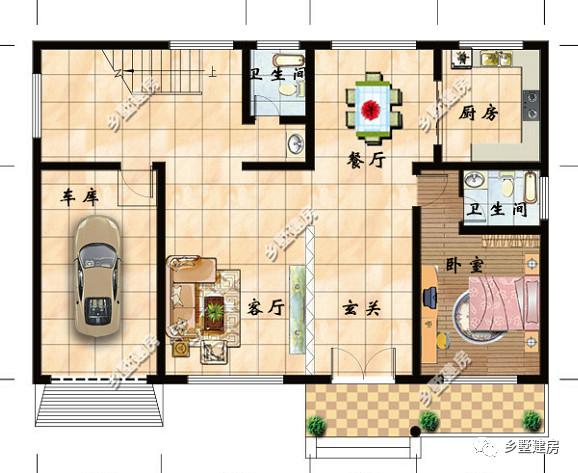 推薦兩款農村二層自建別墅設計圖，設計合理，居住感一定很棒