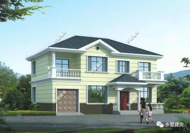 推薦兩款農村二層自建別墅設計圖，設計合理，居住感一定很棒
