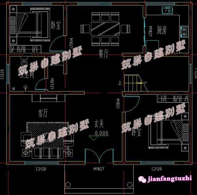 6套農村二層別墅設計圖，喜歡哪套建哪套