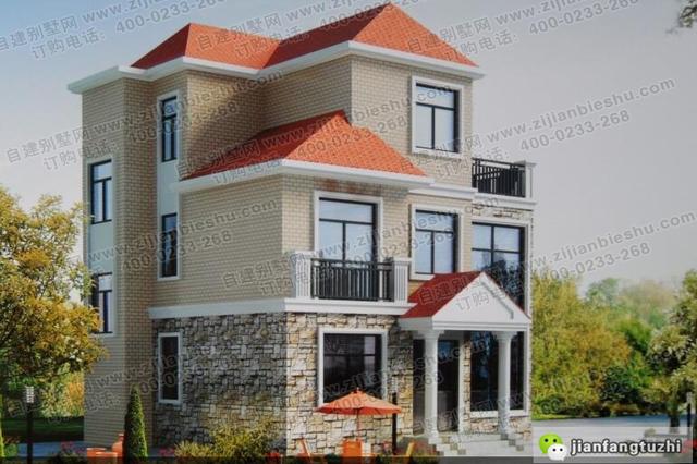 2套三層農村別墅全套設計施工效果圖，根據自己需求設計的房子住起來更舒適