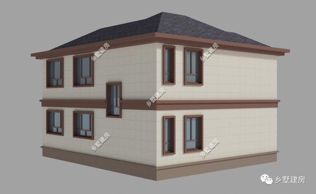 農村別墅設計圖，12X10米，造價18萬，還沒建房的抓緊了