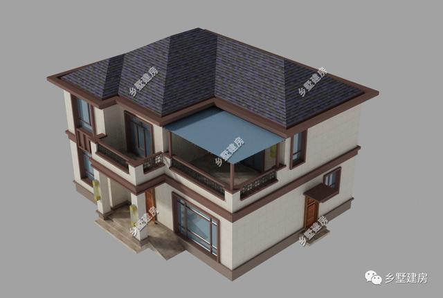 農村別墅設計圖，12X10米，造價18萬，還沒建房的抓緊了