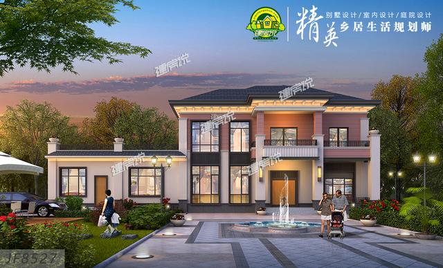 二層中式別墅設(shè)計(jì)圖，這室內(nèi)布局真是完美