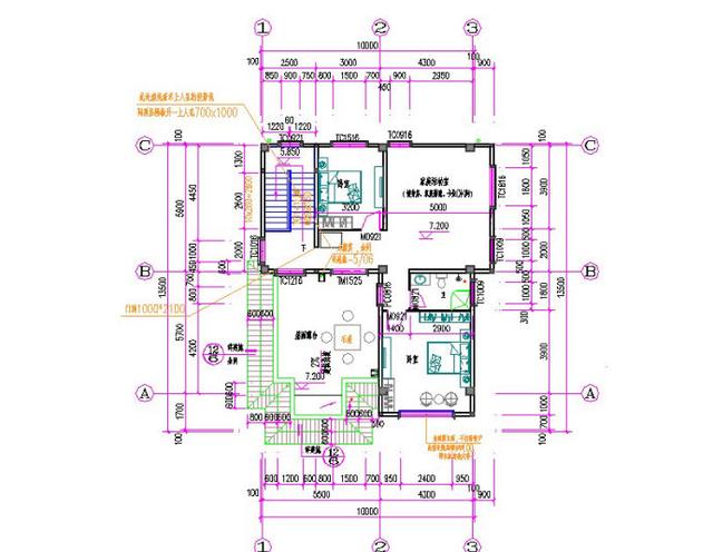 35萬三層6臥農村自建房設計圖，10×14米，簡約大氣，性價比好