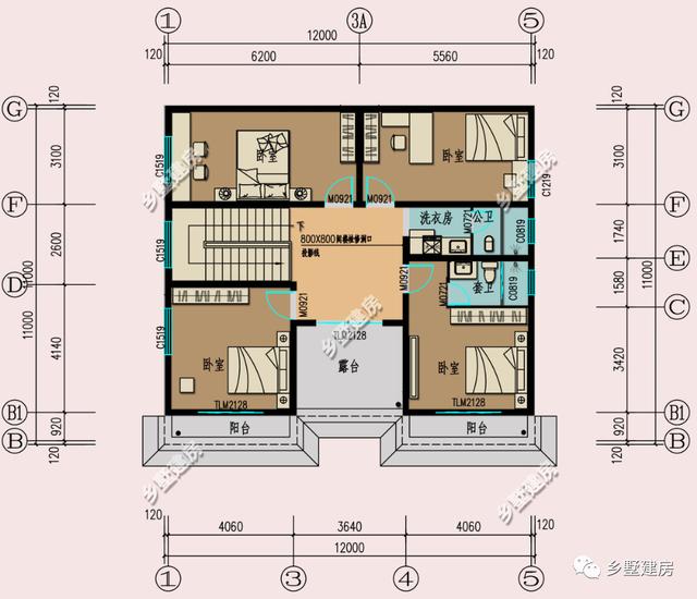 農村還沒建房的有福了，趕緊來看看這兩款別墅設計圖，功能設計的十分齊全