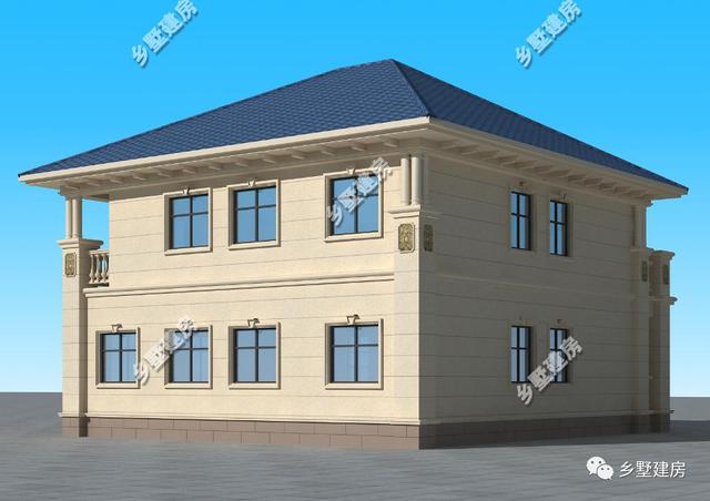 中國人講究落葉歸根，回故鄉建一棟屬于自己的別墅，這款別墅設計圖推薦給你