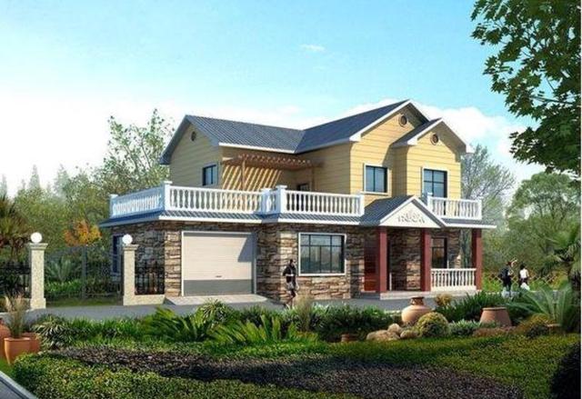 推薦兩款質樸型的農村二層自建房，磚混結構設計方案，6室3廳