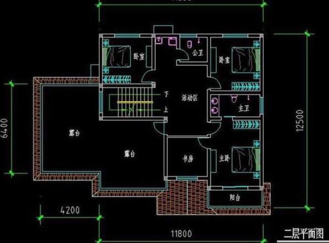 推薦兩款質樸型的農村二層自建房，磚混結構設計方案，6室3廳