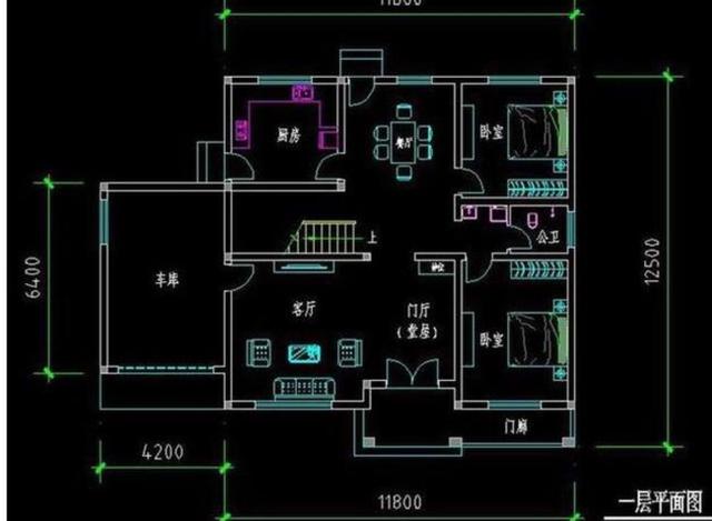 推薦兩款質樸型的農村二層自建房，磚混結構設計方案，6室3廳