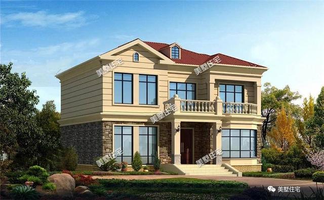 推薦4款農村別墅設計圖，造價都不超過25萬，真的太有性價比了