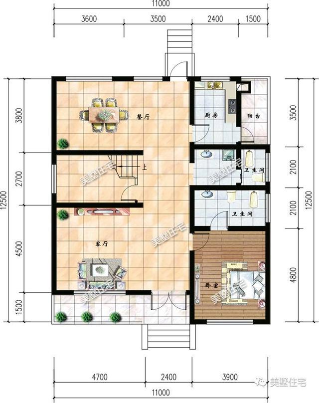 推薦4款農村別墅設計圖，造價都不超過25萬，真的太有性價比了
